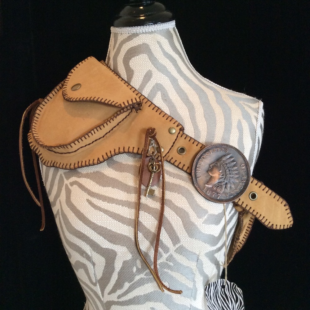 Shoulder bag hipster belt custom made